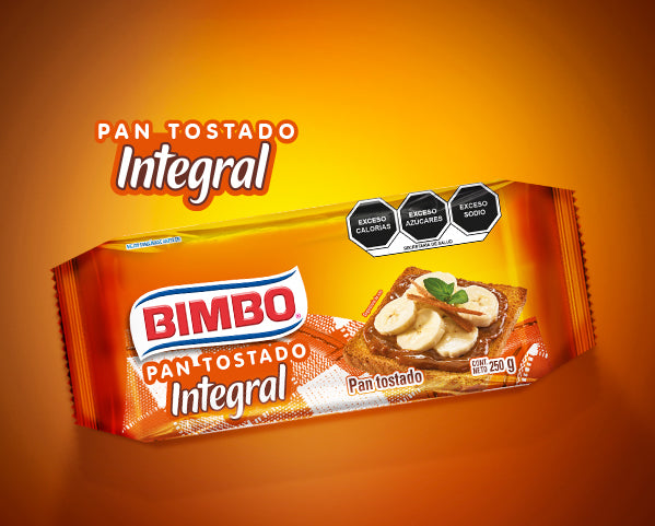 BIMBO PAN TOSTADO INTEGRAL 1PZ
