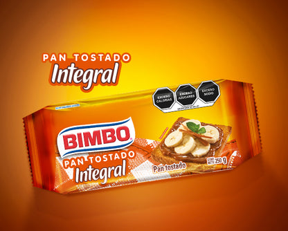 BIMBO PAN TOSTADO INTEGRAL 1PZ