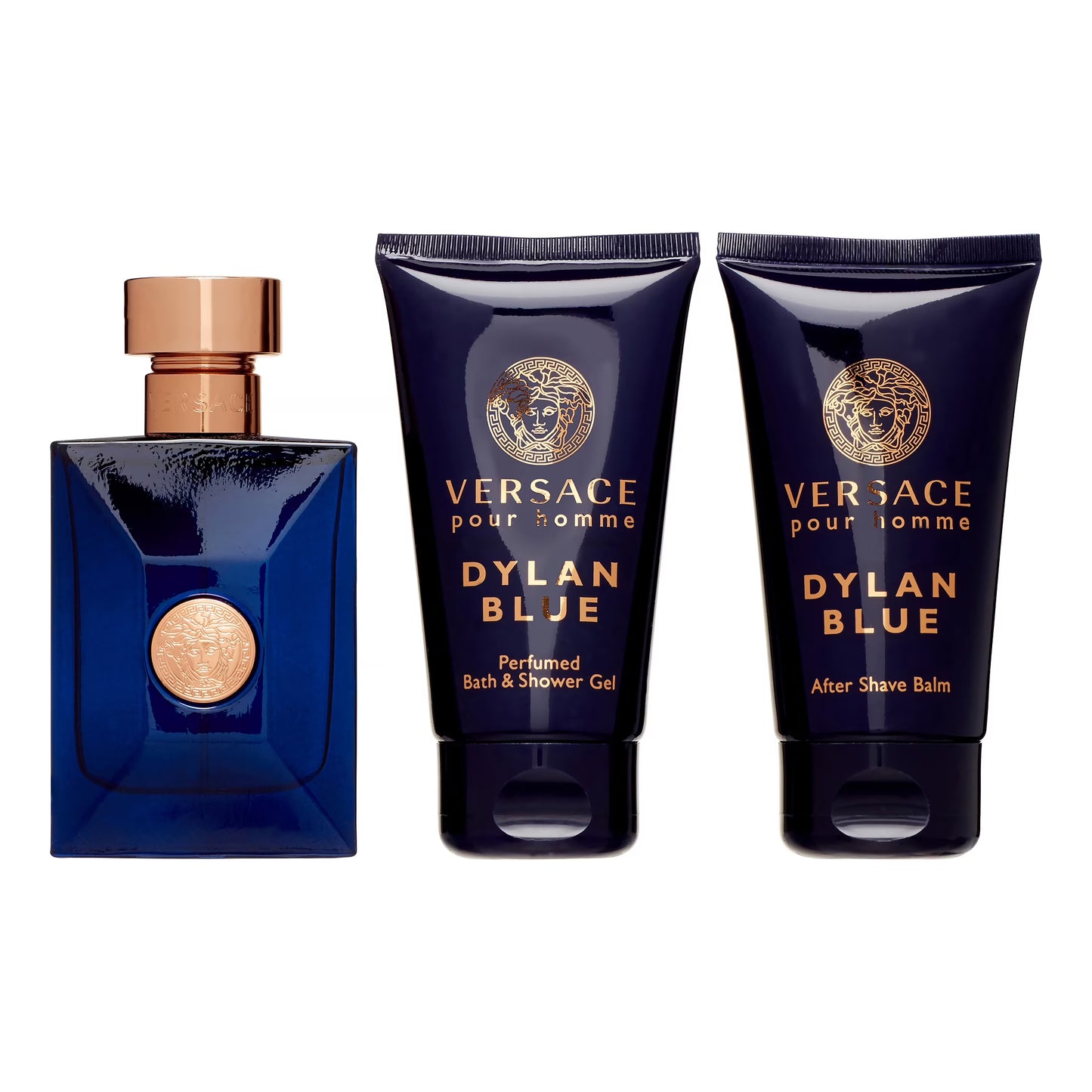 VERSACE DYLAN BLUE POUR HOMME SET 3PC SPRAY 3.4oz