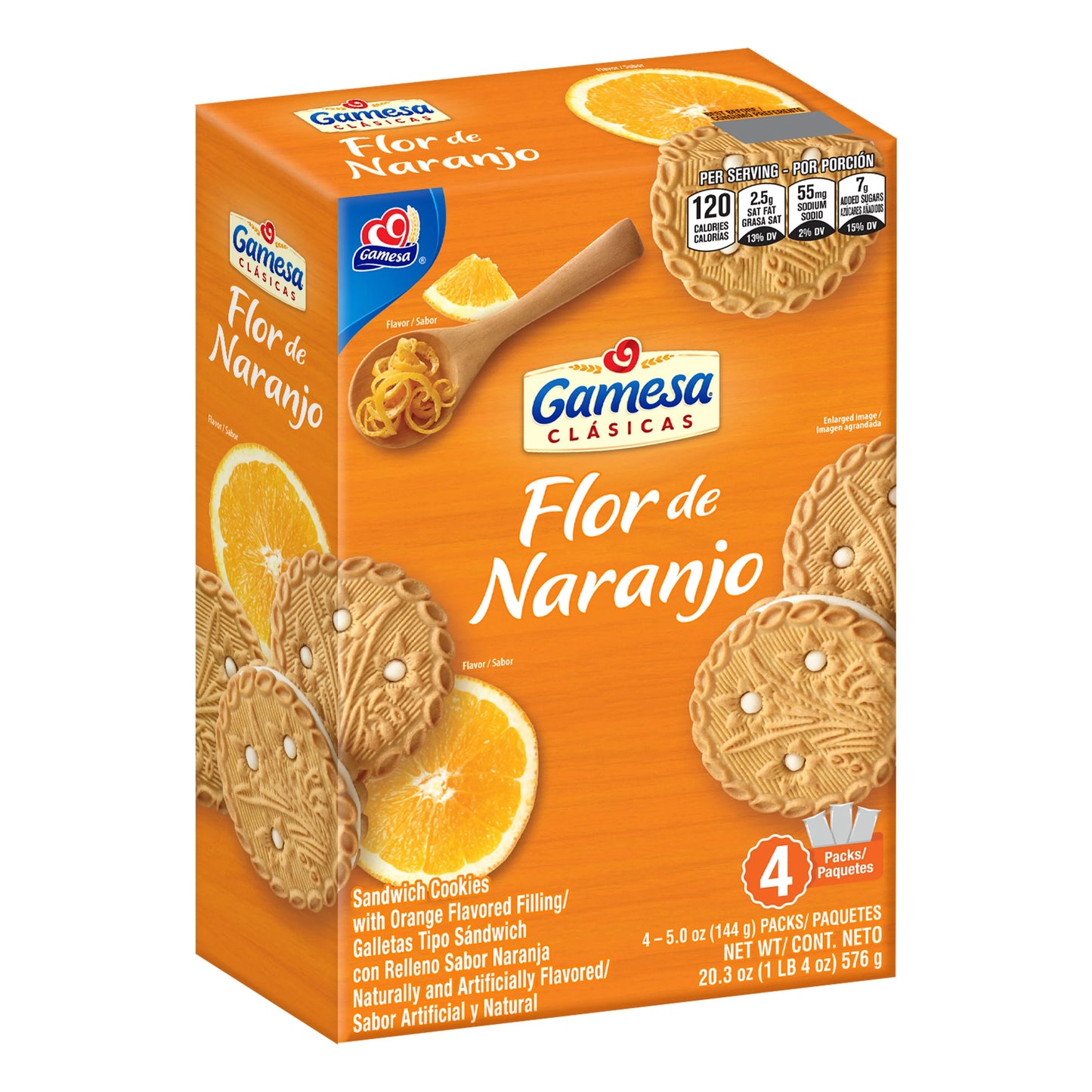 GAMESA FLORDE NARANJO 12/20oz