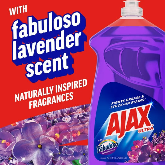 AJAX DISH LIQ FABULOSO 6/52oz