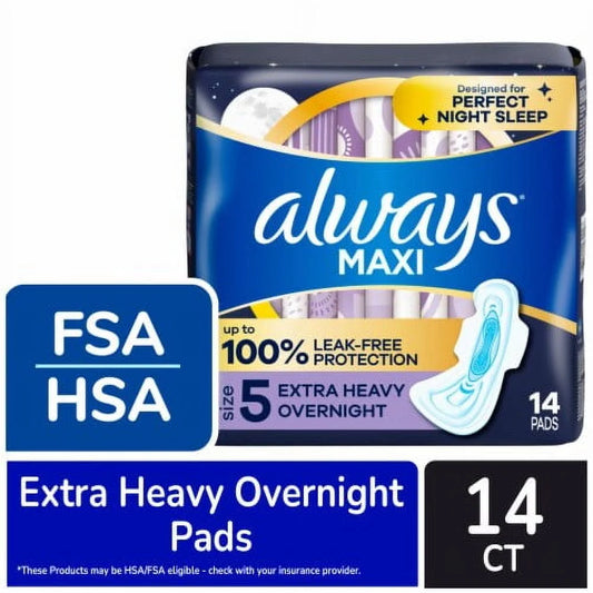 ALWAYS MAXI OVERNIGHT 12/14