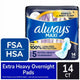 ALWAYS MAXI OVERNIGHT 12/14