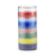 VELAS 14 DIAS 7 COLORES 6PZ