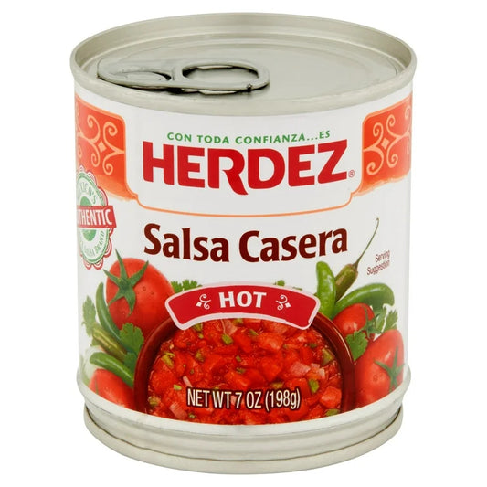 HERDEZ SALSA CASERA HOT 12/16