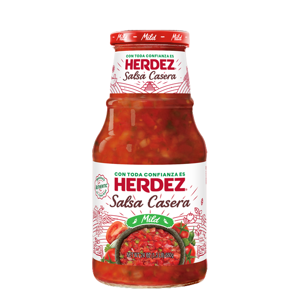 HERDEZ SALSA CASERA MILD 12/16