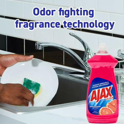 AJAX DISH LIQUID GRAPEFRUIT 9/28oz