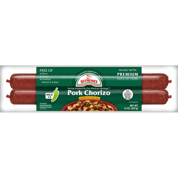 SUPREMO PORK CHORIZO 12/14 OZ