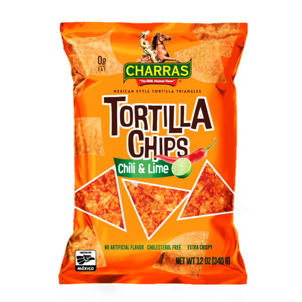CHARRAS CHIPS CHILE&LIMON 8/12