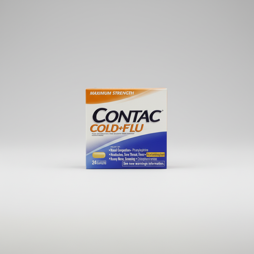 CONTACT NIGHT COLD+FLU 3/24ct