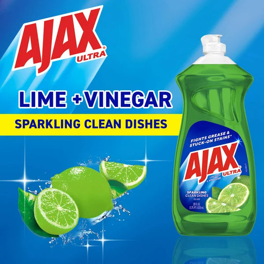 AJAX DISH LIME VINAGRE 9/28oz