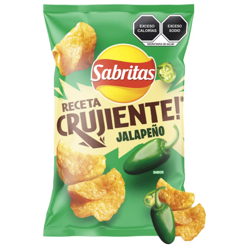 SABRITAS RECETA CRUJIENTE JALAPENO 20 PZ