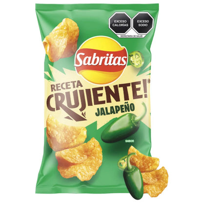 SABRITAS RECETA CRUJIENTE JALAPENO 20 PZ