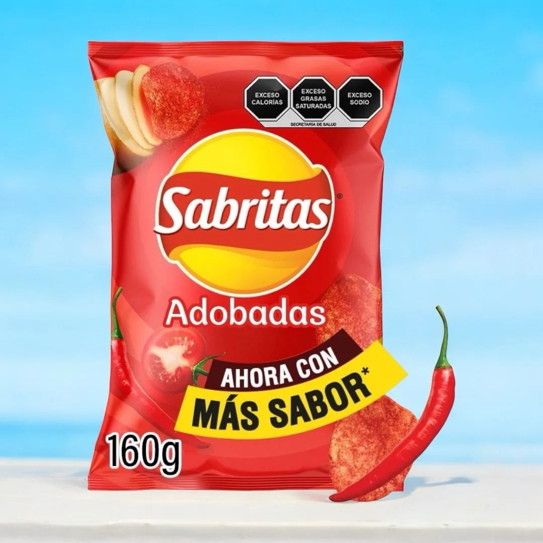 SABRITAS PAPAS ADOBADA 30pz