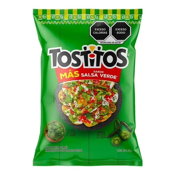 SABRITAS TOSTITO VERDE 22pz
