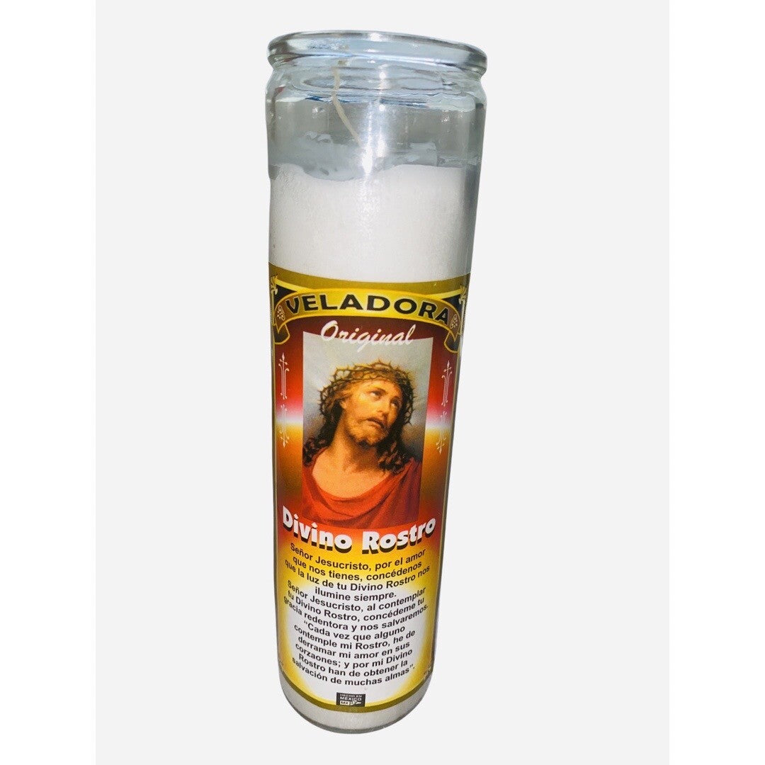 VELADORA DIVINO ROSTRO 12 PZ PER BOX