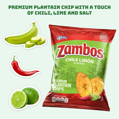 ZAMBOS PLANTAIN CHILI AND LIME 24pcs