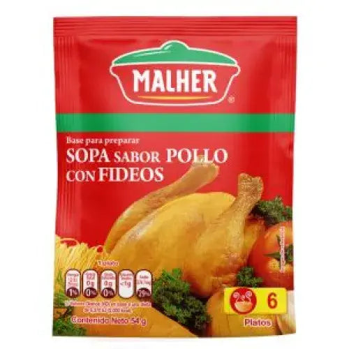 MALHER SOPA DE POLLO EN TIRAS 25/12/30 GR